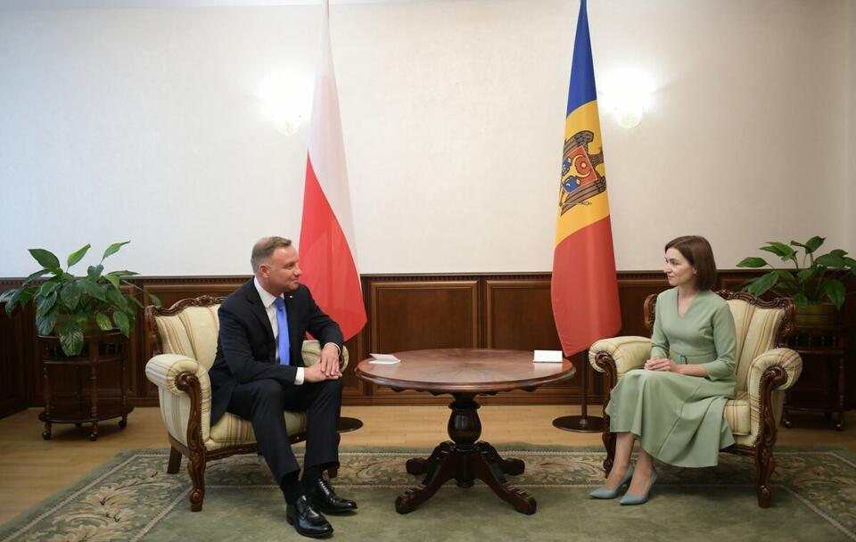 Prezydent Duda z wizytą w Mołdawii / autor: PAP/Marcin Obara