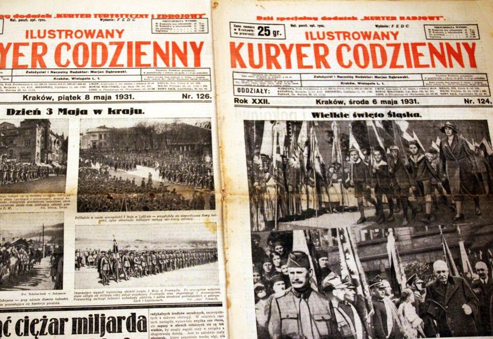 slask manifestacja przedwojenna prasa IKC rs