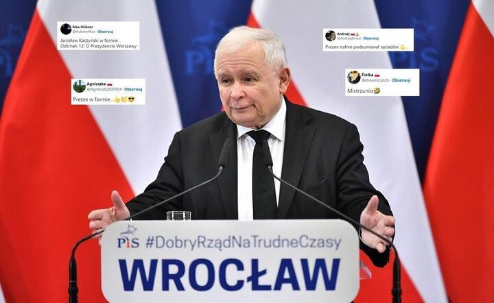 Prezes PiS Jarosław Kaczyński / autor: PAP/Maciej Kulczyński/Twitter