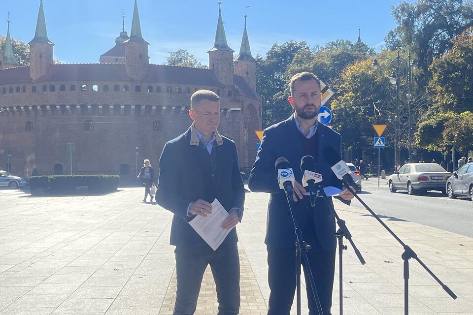 Prezes PSL Władysław Kosiniak-Kamysz podczas konferencji prasowej w Krakowie / autor: Twitter/PSL