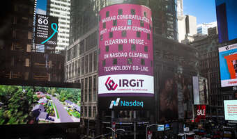 IRGiT otrzymała szczególne gratulacje do NASDAQ. Zostały wyświetlone na Times Square