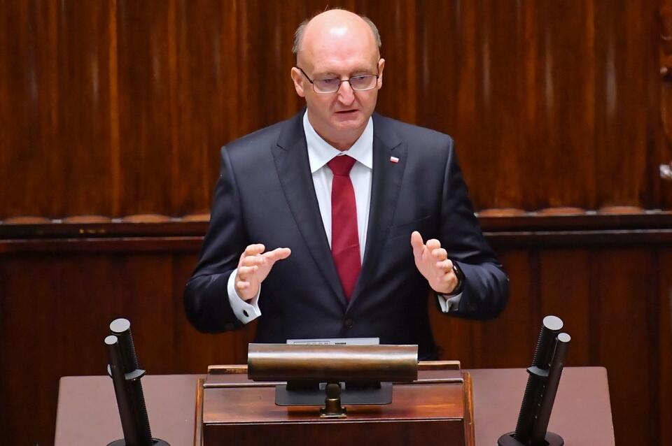 Wiceminister spraw zagranicznych Piotr Wawrzyk na sali obrad w Sejmie / autor: PAP/Piotr Nowak