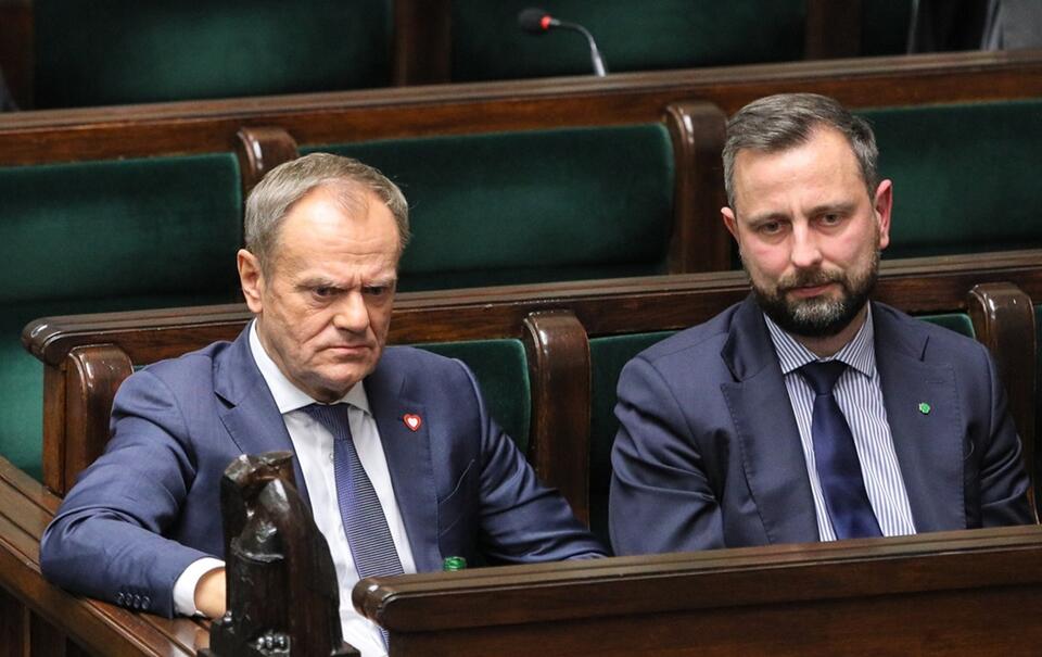 Premier Donald Tusk i wicepremier Władyslaw Kosiniak-Kamysz / autor: PAP/Paweł Supernak
