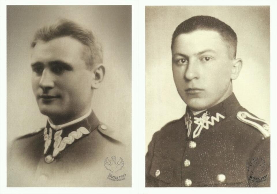 Kapitan Władysław Raginis  i porucznik Stanisław Brykalski