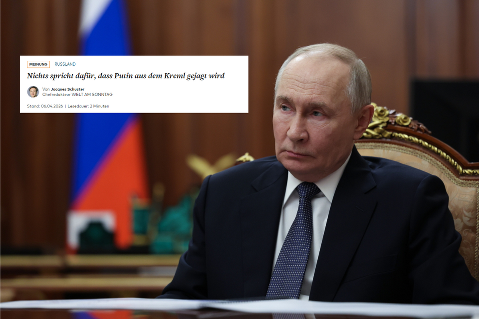 Władimir Putin / autor: PAP/EPA/zrzut ekranu z Welt.de