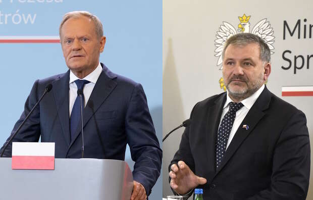 Donald Tusk i Waldemar Żurek / autor: Fratria
