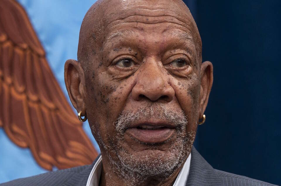 Morgan Freeman / autor: U.S. Secretary of Defense, Public domain, via Wikimedia Commons