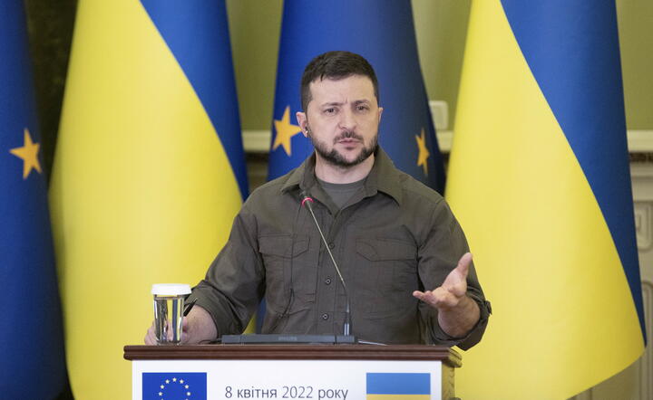 prezydent Ukrainy Wołodymyr Zełenski   / autor: PAP/EPA/UKRANIAN PRESIDENTIAL PRESS SERVICE / HANDOUT