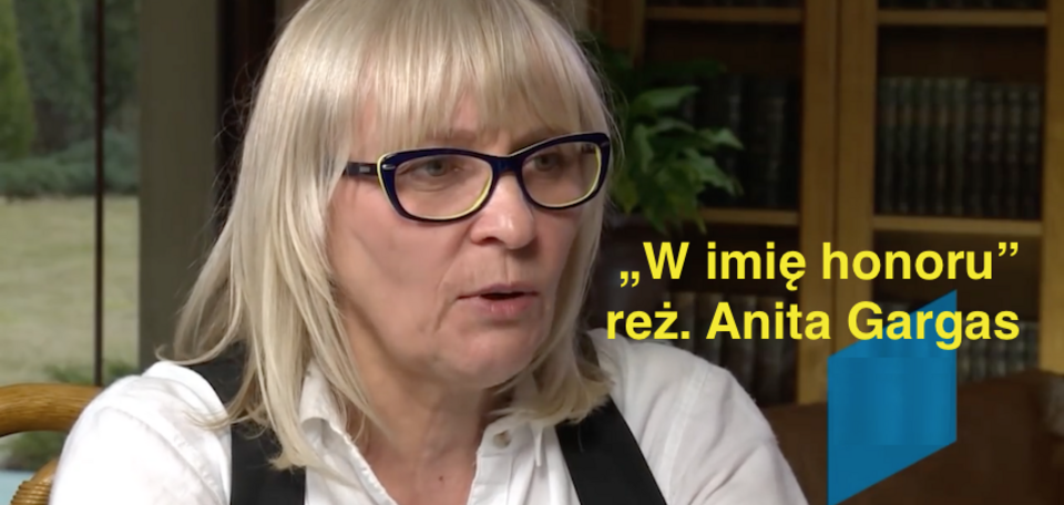 Mariola Karweta, wdowa po adm. Andrzeju Karwecie. kard. z filmu "W imię honoru", reż. Anita Gargas