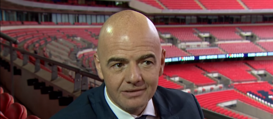 Prezydent FIFA Gianni Infantino / autor: youtube  CNN