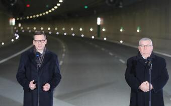 Morawiecki: Dzisiaj otwieramy najnowocześniejszy i najdłuższy tunel w Polsce
