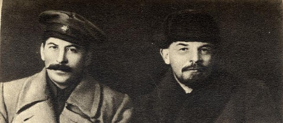 Józef Stalin  i Włodzimierz Lenin w 1919 roku / autor: wikimedia commons/domena publiczna