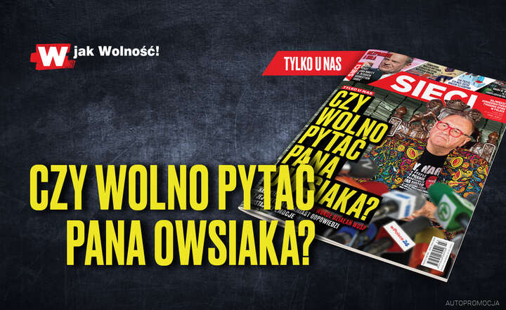 Okładka tygodnika Sieci / autor: Fratria