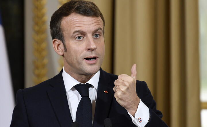 Emmanuel Macron / autor: PAP/EPA/BERTRAND GUAY / POOL