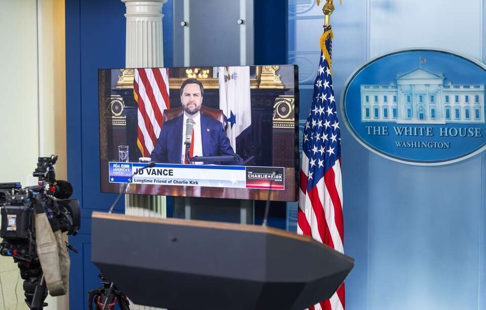 J.D. Vance / autor: EPA/JIM LO SCALZO Dostawca: PAP/EPA.