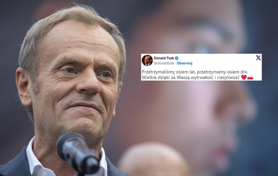 Donald Tusk / autor: Fratria/X: @donaldtusk