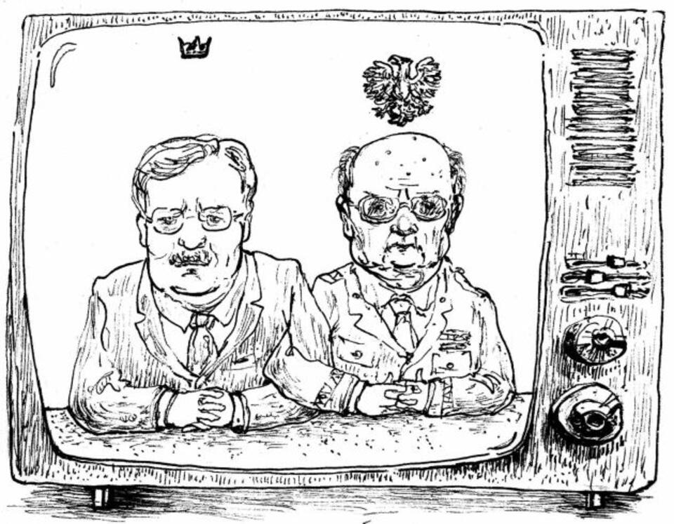 Rys. Rafał Zawistowski, "RACJA STANU"