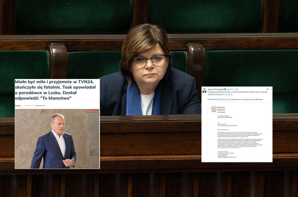 Tusk, Leszczyna i porodówka w Lesku. "Obiecała załatwić"