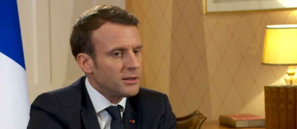 Prezydent Francji Emmanuel Macron w BBC / autor: BBC/YouTube/Emmanuel Macron
