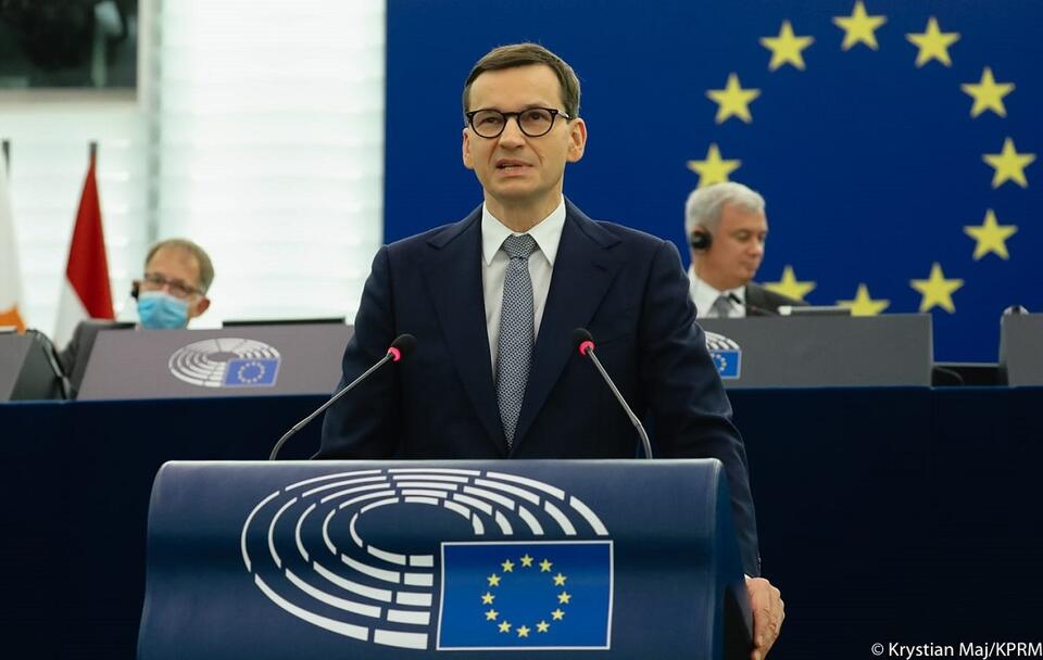 Premier Mateusz Morawiecki w PE / autor: Krystian Maj/KPRM