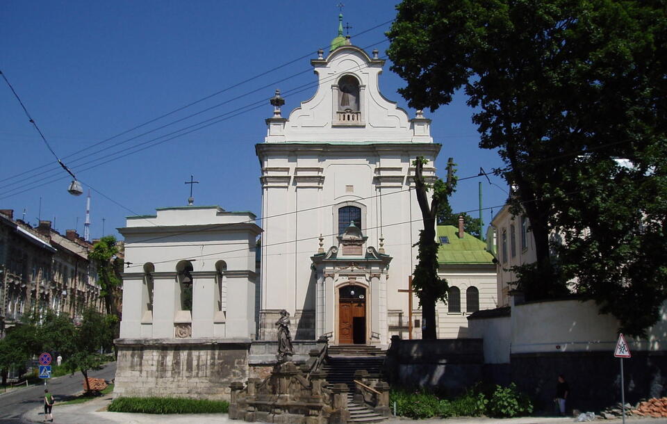 Franciszkański kościół pw. św. Antoniego we Lwowie / autor: Aeou - Praca własna, CC BY-SA 3.0,commons.wikimedia.org