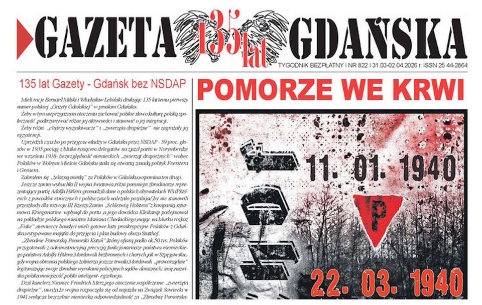135 lat Gazety Gdańskiej. Wydanie specjalne o Zbrodni Pomorskiej / autor: Gazeta Gdańska