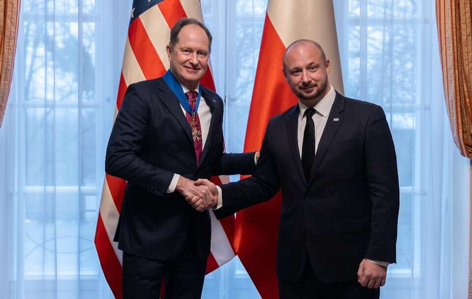 Mark Brzezinski i Jacek Siewiera / autor: X/@USAmbPoland