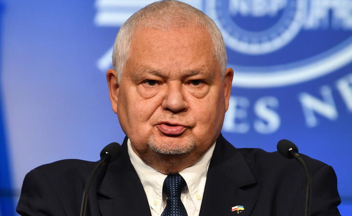 Prezes Narodowego Banku Polskiego Adam Glapiński  / autor: PAP/Radek Pietruszka