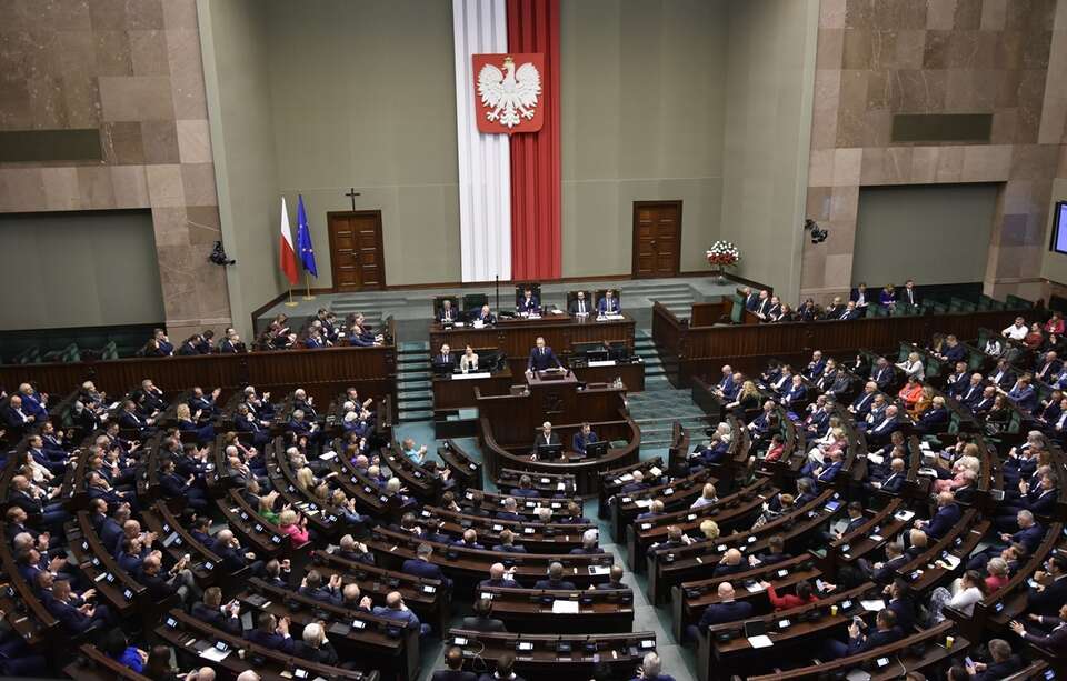 prezydent Duda w Sejmie / autor: Fratria