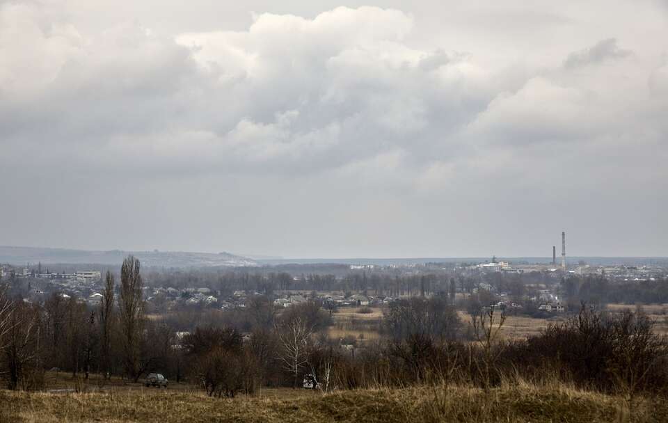 Na zdj. Kupiańsk w obwodzie charkowskim / autor: PAP/EPA