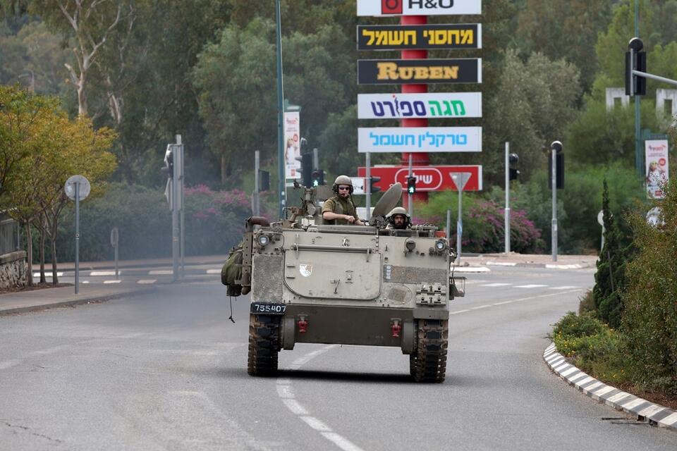 Izraelscy żołnierze / autor: PAP/EPA