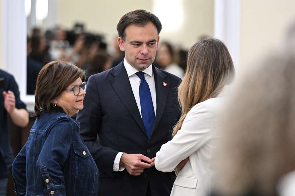 Minister finansów Andrzej Domański / autor: PAP/Radek Pietruszka