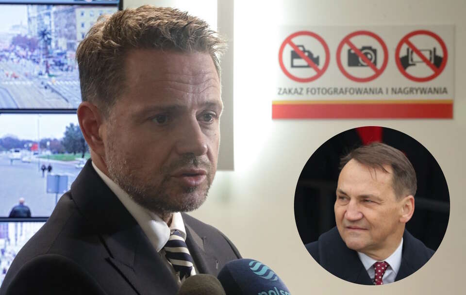 Rafał Trzaskowski, Radosław Sikorski / autor: PAP/Paweł Supernak/PAP/Tomasz Gzell