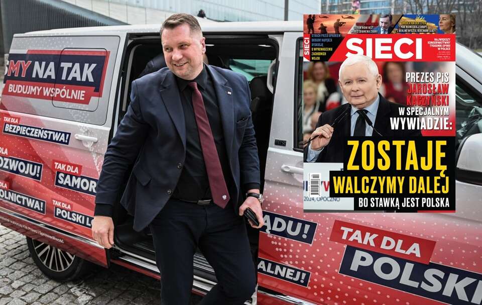Poseł Przemysław Czarnek/Okładka najnowszego numeru tygodnika "Sieci" / autor: PAP/Wojtek Jargiło/Fratria