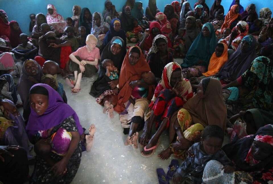 Somalijczycy w obozie dla uchodźców