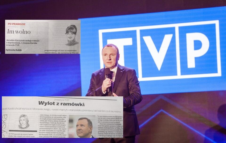 Jacek Kurski podczas prezentacji wiosennej ramówki TVP, luty 2017 / autor: Fratria