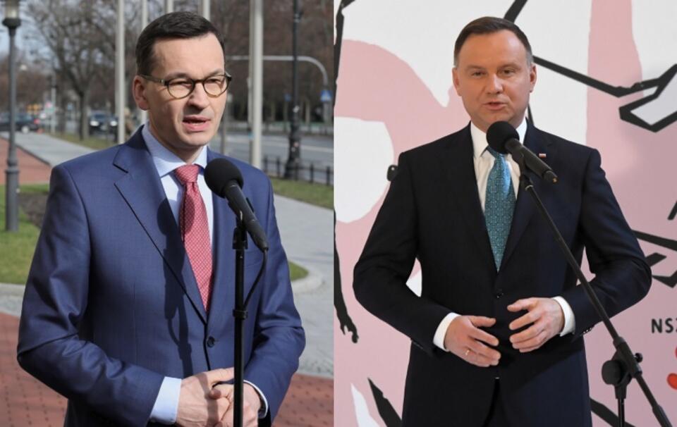 Andrzej Duda, Mateusz Morawiecki / autor: PAP/Supernak/Pietruszka 