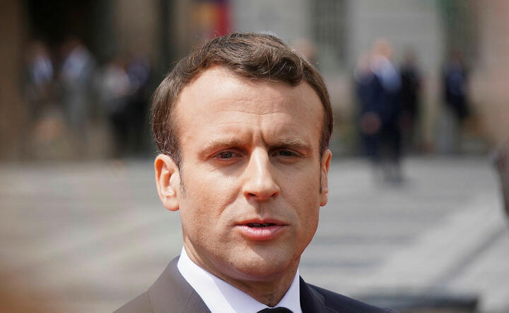 Prezydent Francji Emmanuel Macron / autor: Fratria