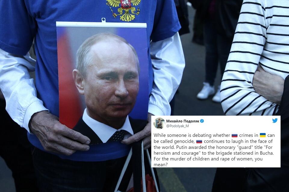 Doradca Zełenskiego: Rosja śmieje się światu w twarz
