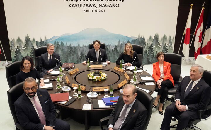 Spotkanie ministrów spraw zagranicznych G7 / autor: PAP/EPA/FRANCK ROBICHON