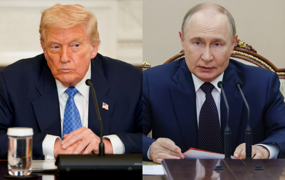 Donald Trump i Władimir Putin / autor: PAP/EPA/NATHAN HOWARD/POOL/PAP/EPA/MIKHAIL METZEL/SPUTNIK/KREMLIN POOL