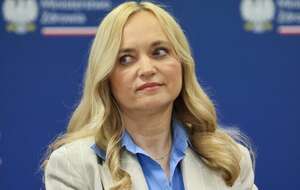 Minister zdrowia Jolanta Sobierańska-Grenda podczas konferencji w siedzibie ministerstwa zdrowia w Warszawie. / autor: PAP/Albert Zawada