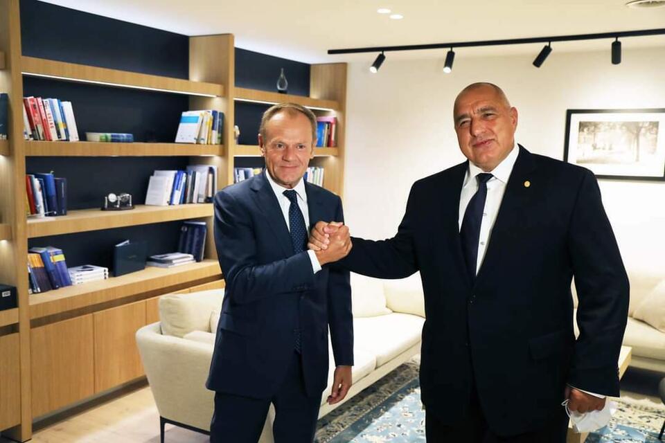 Donald Tusk i Bojko Borisow, 2020 rok / autor: Serwis prasowy rządu Bułgarii