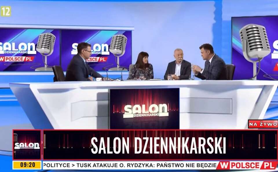 Publicyści w "Salonie Dziennikarskim" / autor: Youtube/Telewizja wPolsce