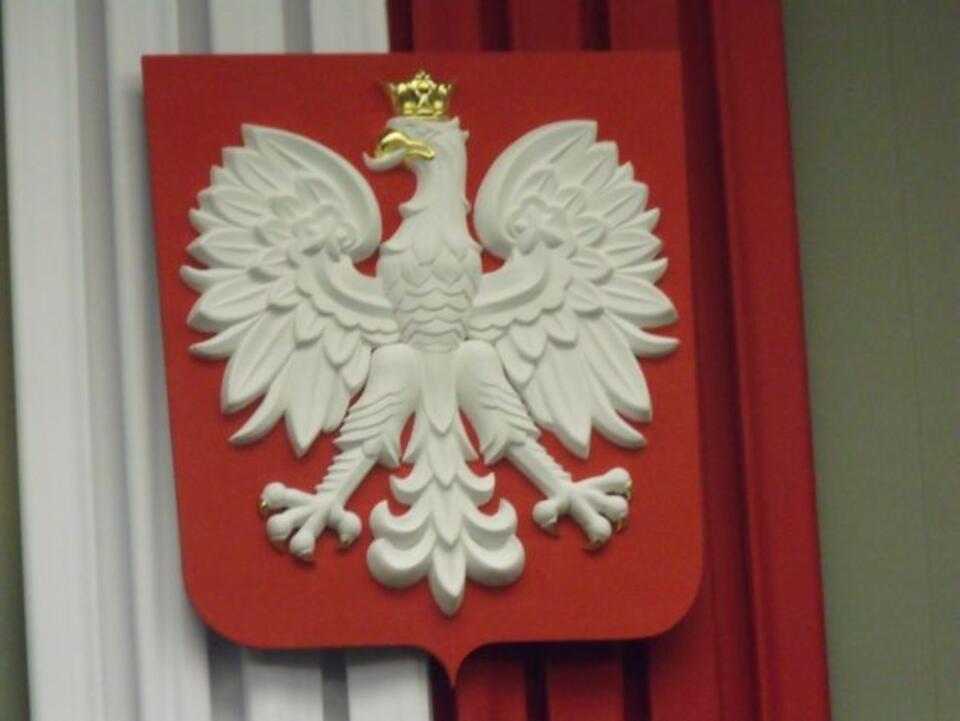 Godło Polski w Sejmie. fot. wPolityce.pl, kam