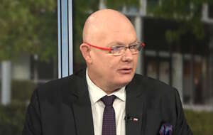 Wiceminister cyfryzacji Michał Gramatyka z Polski 2050 w "Rozmowie Wikły" na antenie Telewizji wPolsce24 / autor: Telewizja wPolsce24