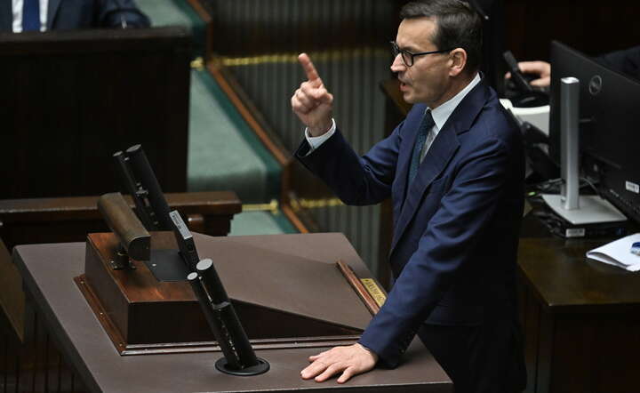 Były premier Mateusz Morawiecki / autor: PAP