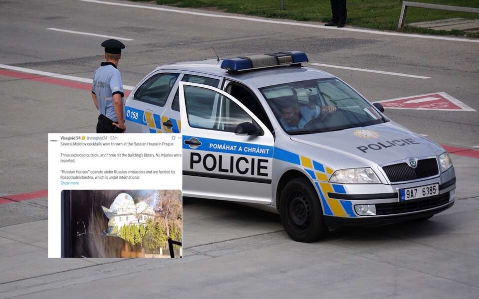 Rosyjska placówka w Czechach zaatakowana koktajlami Mołotowa!