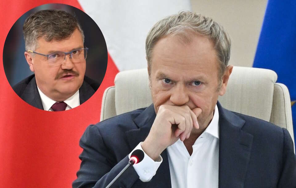 Maciej Wąsik, Donald Tusk / autor: PAP/Radek Pietruszka