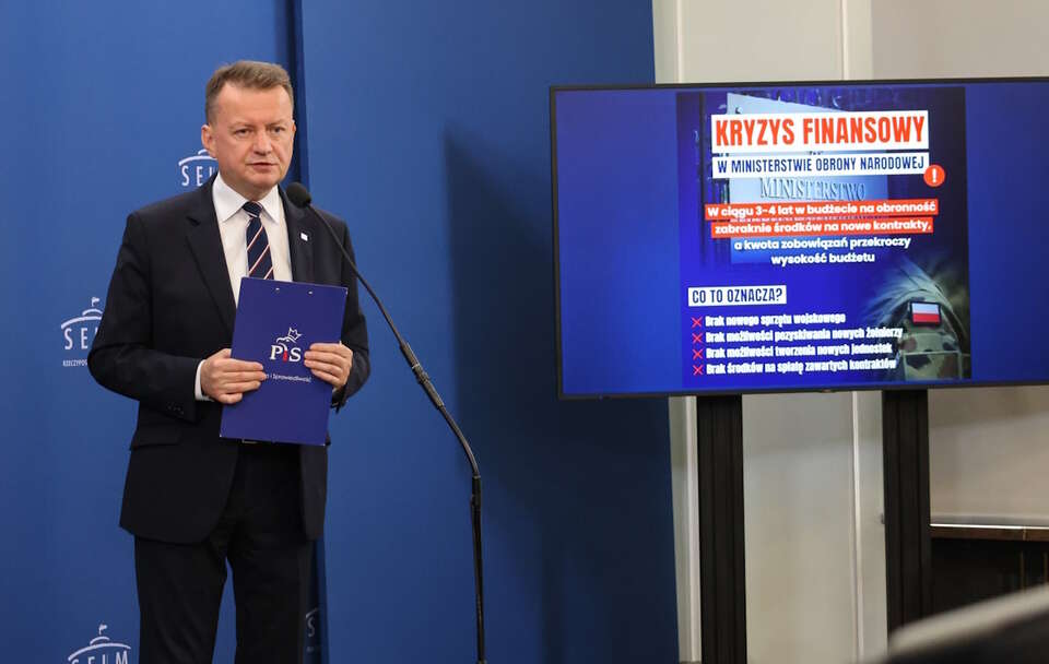 Mariusz Błaszczak / autor: PAP/Albert Zawada